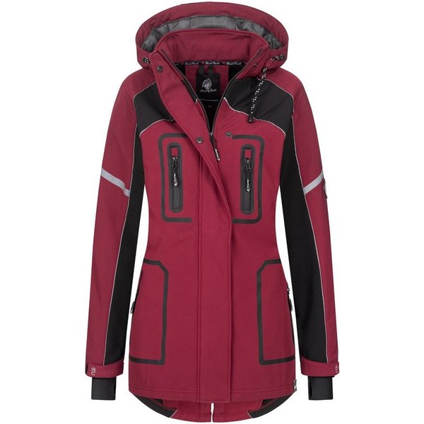Rock Creek Softshelljacke Damen Softshellmantel Wanderjacke D-497