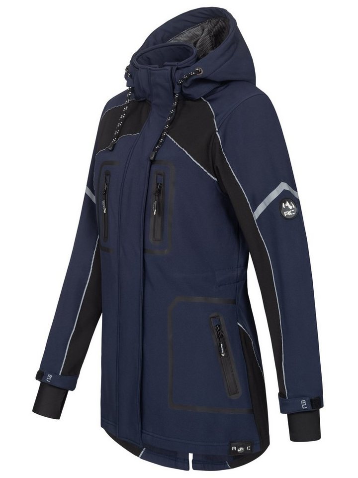 Rock Creek Softshelljacke Damen Softshellmantel Wanderjacke D-497 – Bild 2 von 5