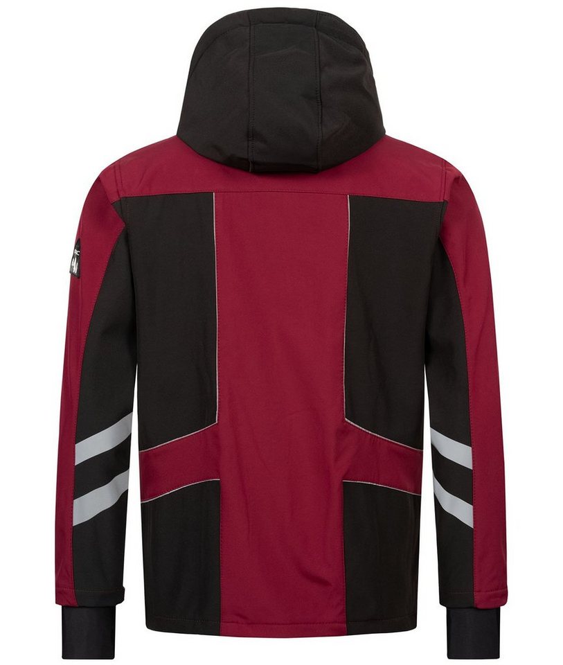 Rock Creek Softshelljacke Herren Softshelljacke Wanderjacke H-287 auch in Großen Größen erhältlich, mit Kapuze, mit Stehkragen – Bild 3 von 3
