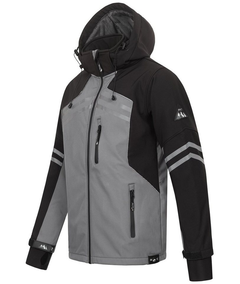 Rock Creek Softshelljacke Herren Softshelljacke Wanderjacke H-285 – Bild 2 von 3