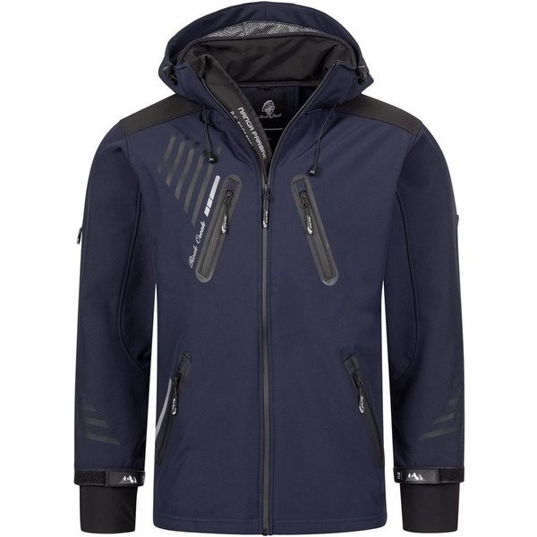 Rock Creek Softshelljacke Herren Softshelljacke Wanderjacke H-140