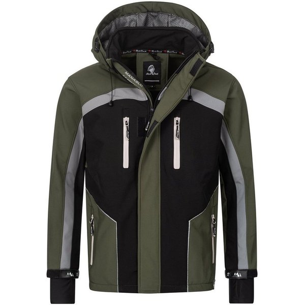 Rock Creek Windbreaker Herren Softshelljacke Wanderjacke H-311