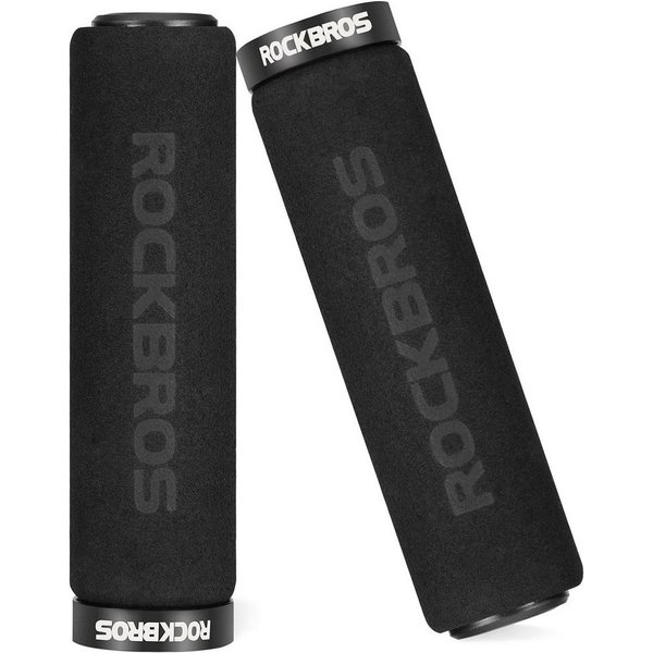 ROCKBROS Fahrradlenkergriff Lenkergriffe Lock-On Design Fahrradgriffe, rutschfest, Stoßdämpfend Griffe aus verdicktem Schwamm für 22,2mm Lenke
