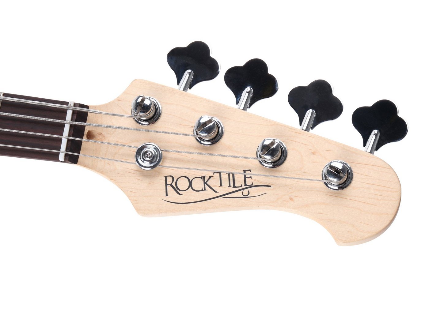 Rocktile E-Bass PB Precision-Style Bassgitarre, Spar-Set, inkl. Verstärker, Metro-Tuner, Gigbag, Gurt, Kabel & Gitarrenständer, inkl. Verstärker, Gigbag, Gurt,  – Bild 3 von 5