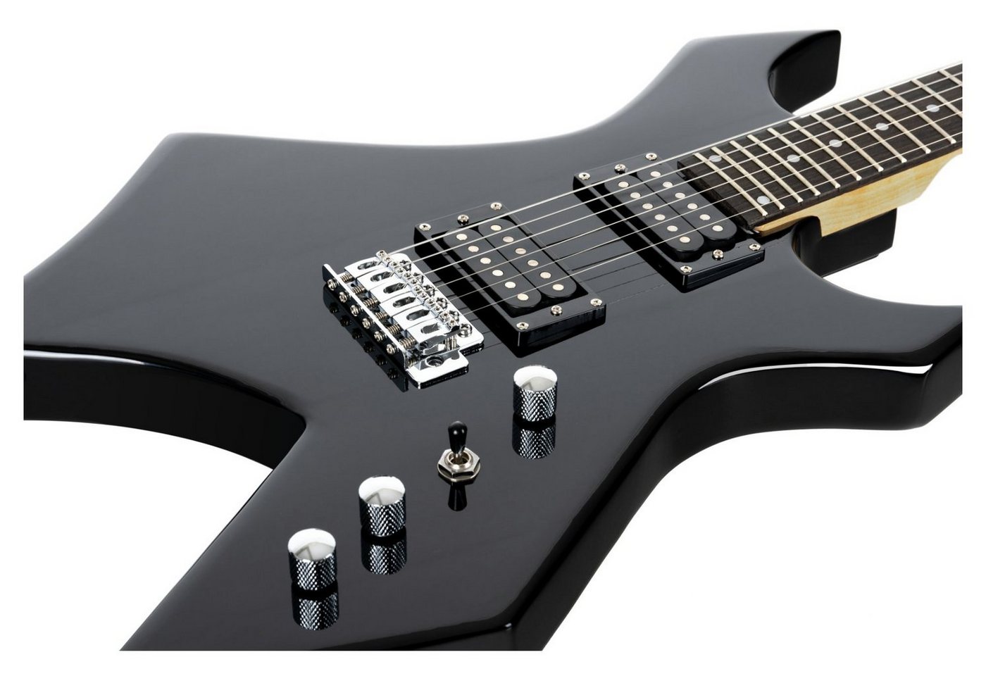 Rocktile E-Gitarre Warhead elektrische Gitarre, Heavy-Style, 2 Humbucker Tonabnehmer – Bild 3 von 5