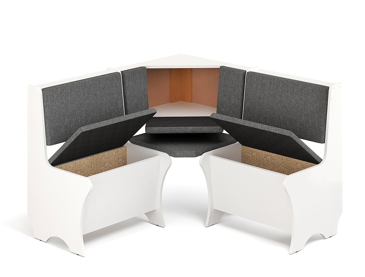 Rodnik Eckbankgruppe klein Ecuador, (Set, 4-tlg), mit Staufächer, kompakt, platzsparend – Bild 4 von 5