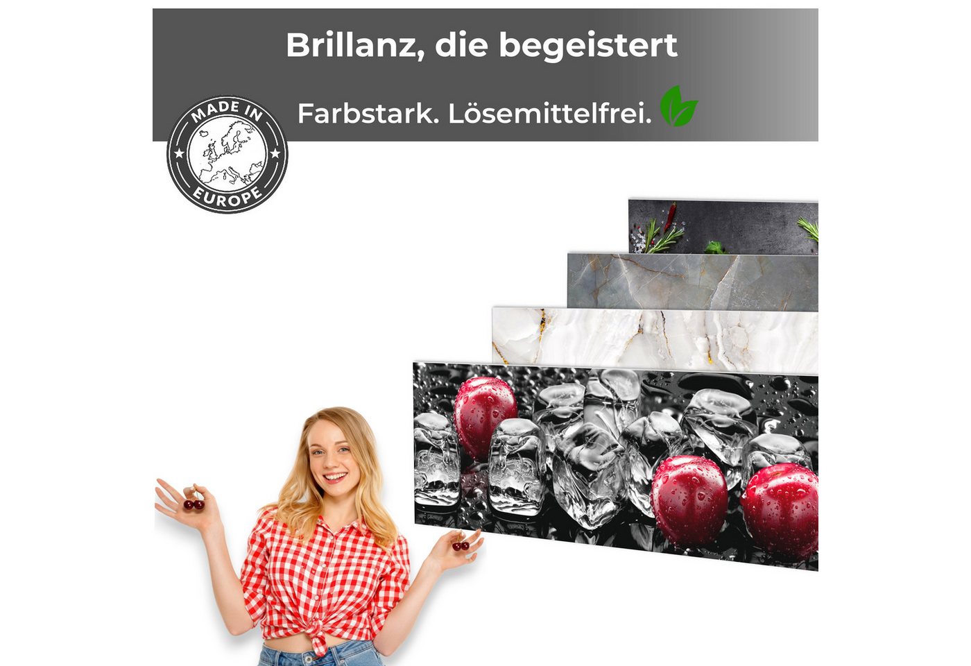 Rodnik Küchenrückwand Silver Waves, monolithische ABS-Platte mit Direktdruck, formstabil und langlebig – Bild 5 von 5