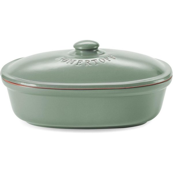 RÖMERTOPF Römertopf Brottopf oval MAXI 6,5 Liter - Keramik Brotkasten, (Set), aus Naturton