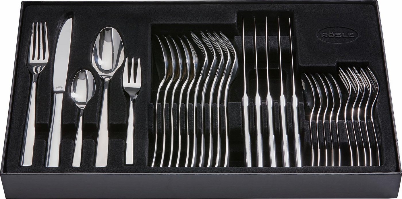 RÖSLE Besteck-Set ELEGANCE (30-tlg), 6 Personen, Edelstahl 18/10, spülmaschinengeeignet – Bild 2 von 4