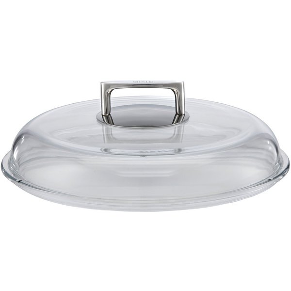 RÖSLE Deckel SILENCE, (1-tlg), Glas, Griff aus Edelstahl, für Bratpfannen, spülmaschinengeeignet