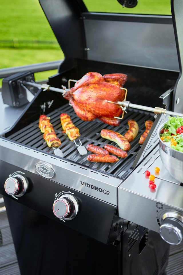 RÖSLE Drehspieß Premium, 25435, für BBQ-Stationen, Traglast 10 kg, Edelstahl 18/10 – Bild 3 von 3