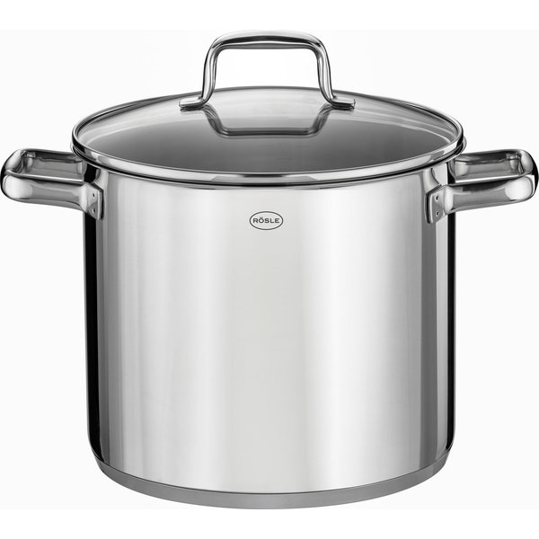 RÖSLE Gemüsetopf MOMENTS, Ø 24 cm mit Deckel 9 Ltr., Edelstahl 18/10