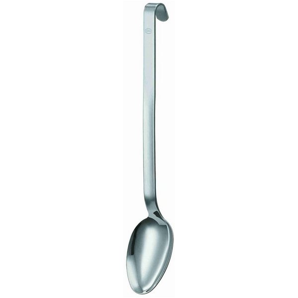 RÖSLE Gießlöffel, Küchenlöffel mit Hakengriff, Edelstahl 18/10, spülmaschinengeeignet