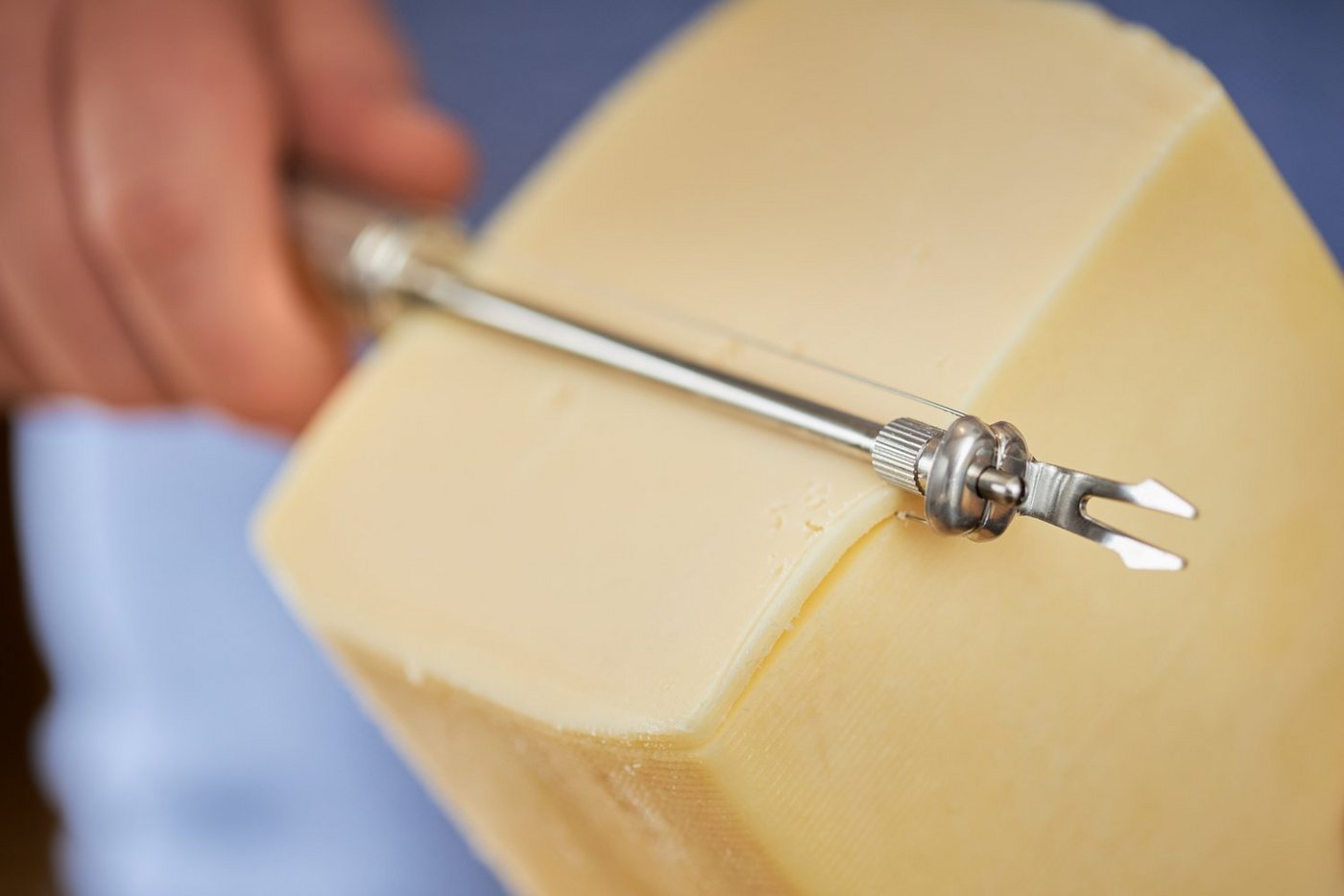 RÖSLE Käsemesser, Drahtschneider für Schnittkäse, Edelstahl 18/10 – Bild 2 von 4