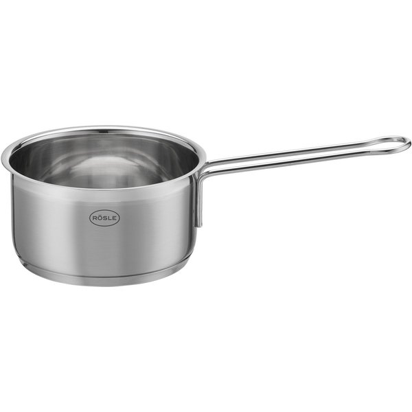 RÖSLE Kasserolle (Butter-/Saucenpfännchen) ELEGANCE, Edelstahl 18/10 (1-tlg), Ø 12 cm, spülmaschinengeeignet, Induktion