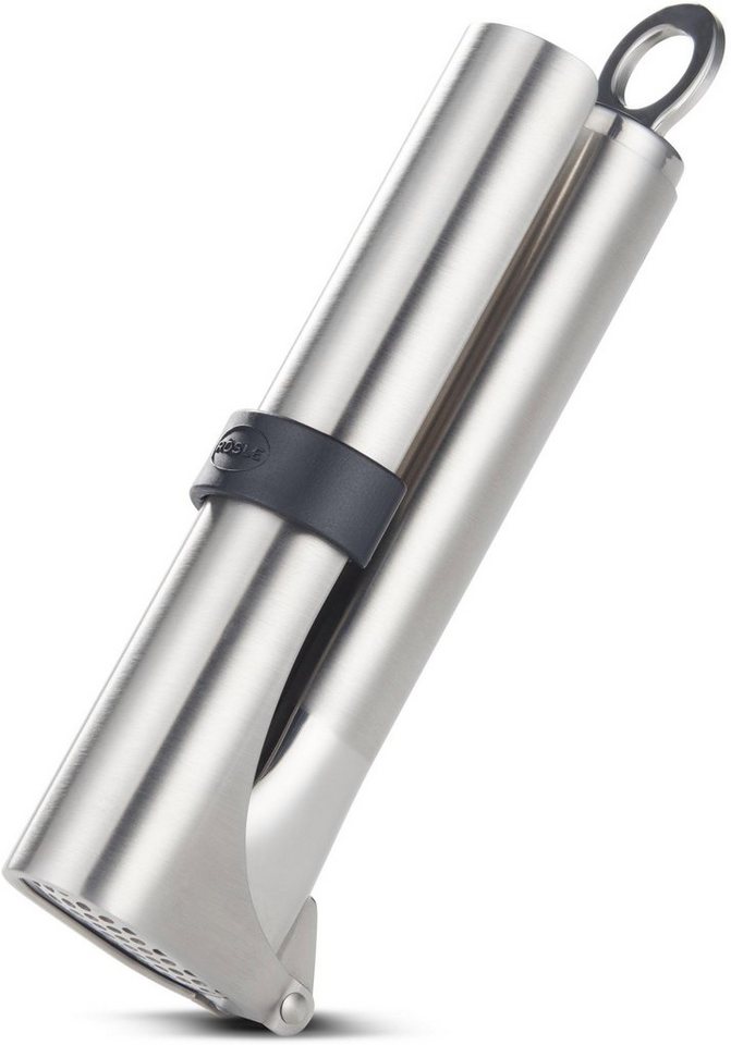 RÖSLE Knoblauchpresse Knoblauchpresse Edelstahl 15 cm, Edelstahl 18/10, Knoblauchpresse schmal 18 cm – Bild 3 von 5