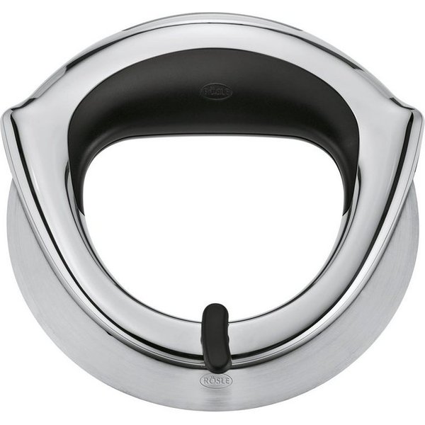 RÖSLE Pizzaschneider, ergonomischer Griff, beidseitig geschliffene Klinge, Edelstahl 18/10
