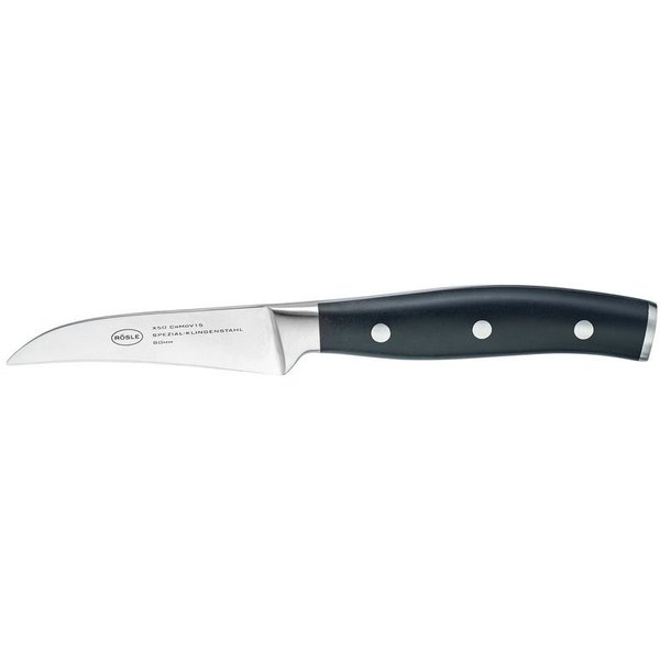 RÖSLE Schälmesser Tradition, Küchenmesser für Obst und Gemüse, Klingenspezialstahl