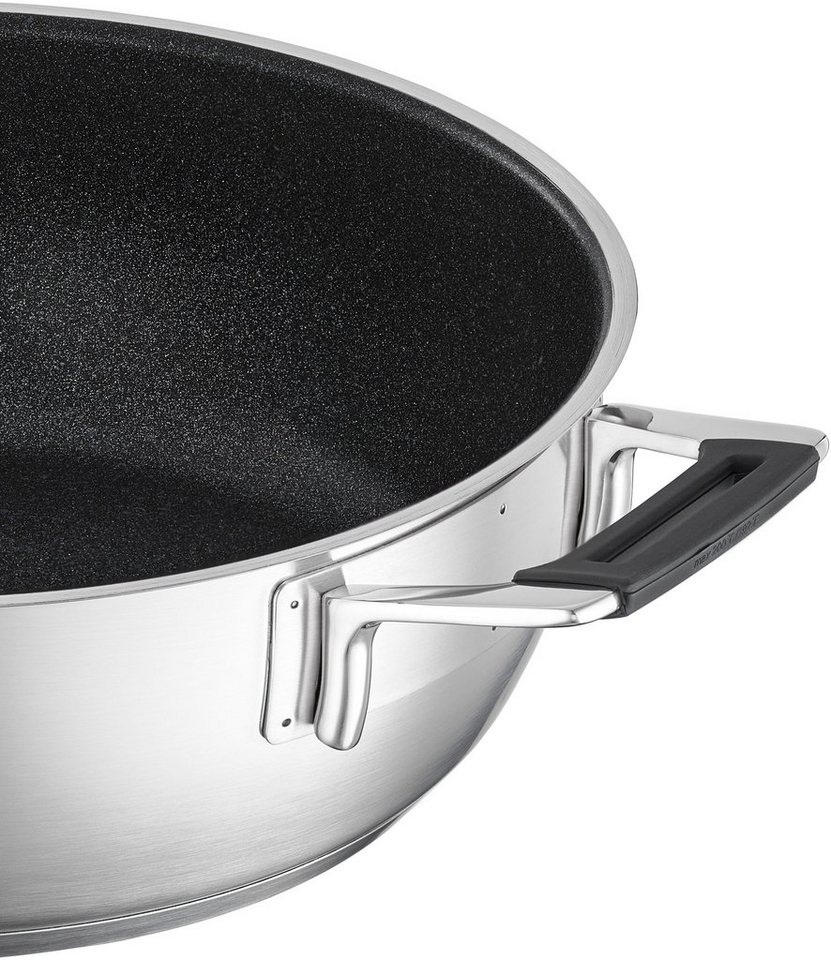 RÖSLE Servierpfanne SILENCE PRO, Edelstahl 18/10 (1-tlg), mit Premium-Antihaftversiegelung ProResist, Induktion – Bild 2 von 3