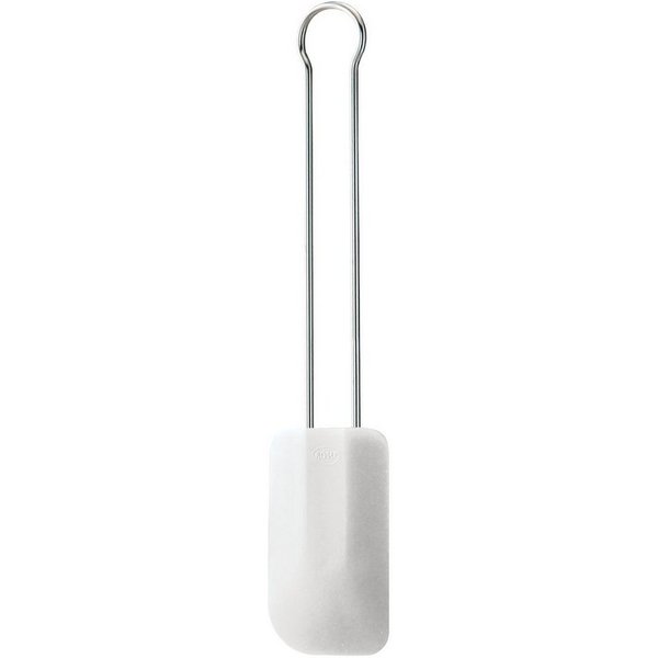 RÖSLE Teigschaber, Teigspachtel, Silikon, weiß, Edelstahlgriff, spülmaschinengeeignet