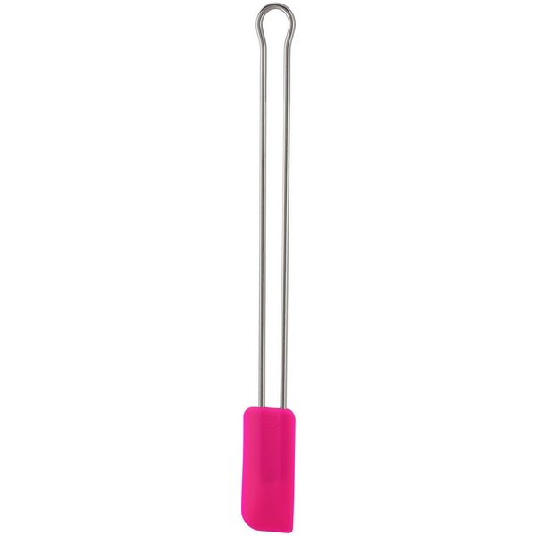 RÖSLE Teigschaber Pink Charrity Edition, spülmaschinengeeignet, 26 cm, schmal, pink