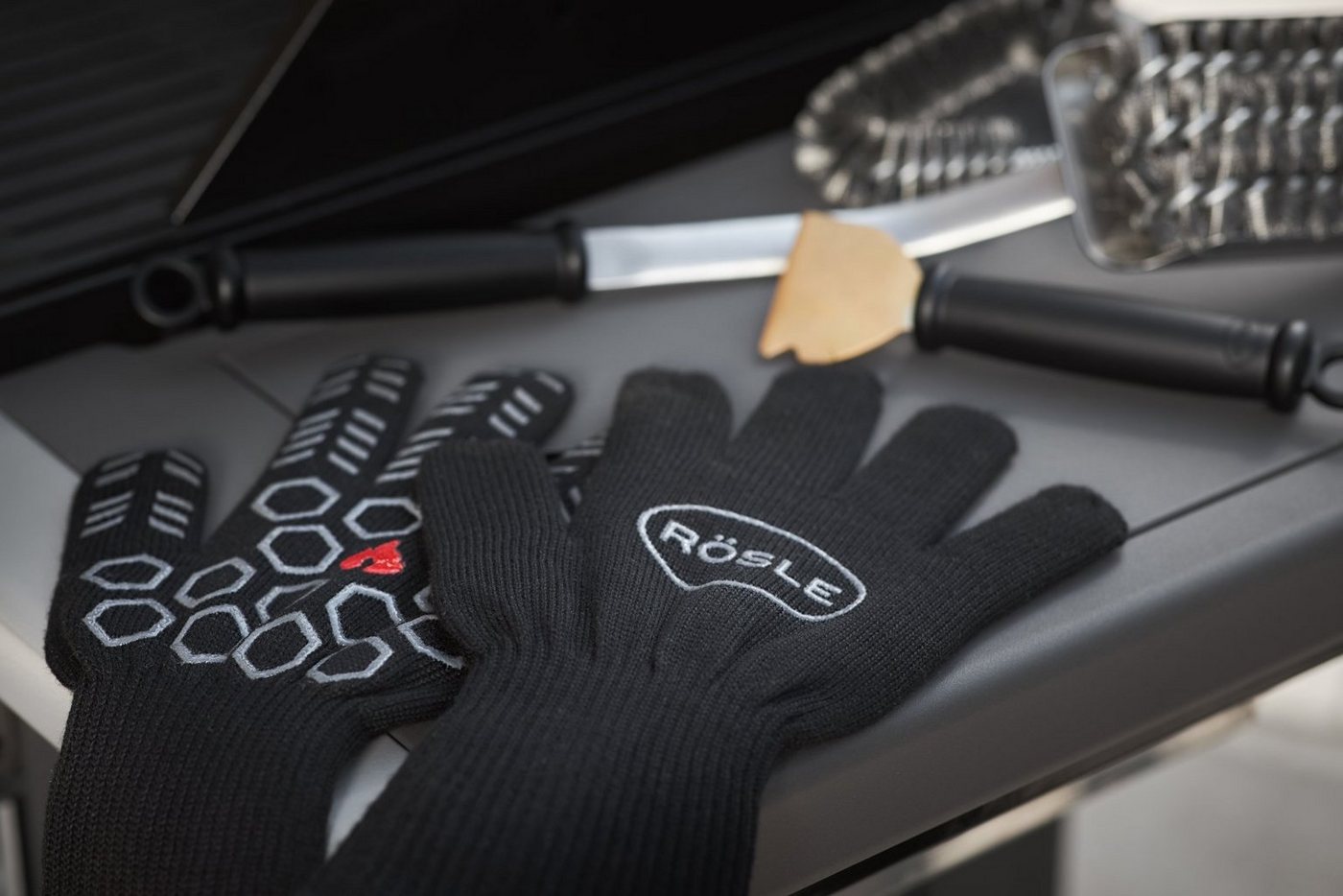 RÖSLE Trinkhalme Premium Grillhandschuhe (Paar), Premium-Grillhandschuhe – Bild 3 von 4