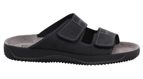 Rohde Soltau-H Pantolette, Sommerschuh, Schlappen, Hausschuh mit Klettverschlüssen – Bild 4 von 5