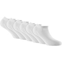 ROHNER Rohner Basic Unisex Sneaker Socken, 6er Pack - Invisible Sneakers, Größe 39-42 (5.5-8 UK) in Weiß