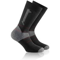 ROHNER Rohner Unisex Socken NORDIC LIGHT, Größe 36-38 in Schwarz