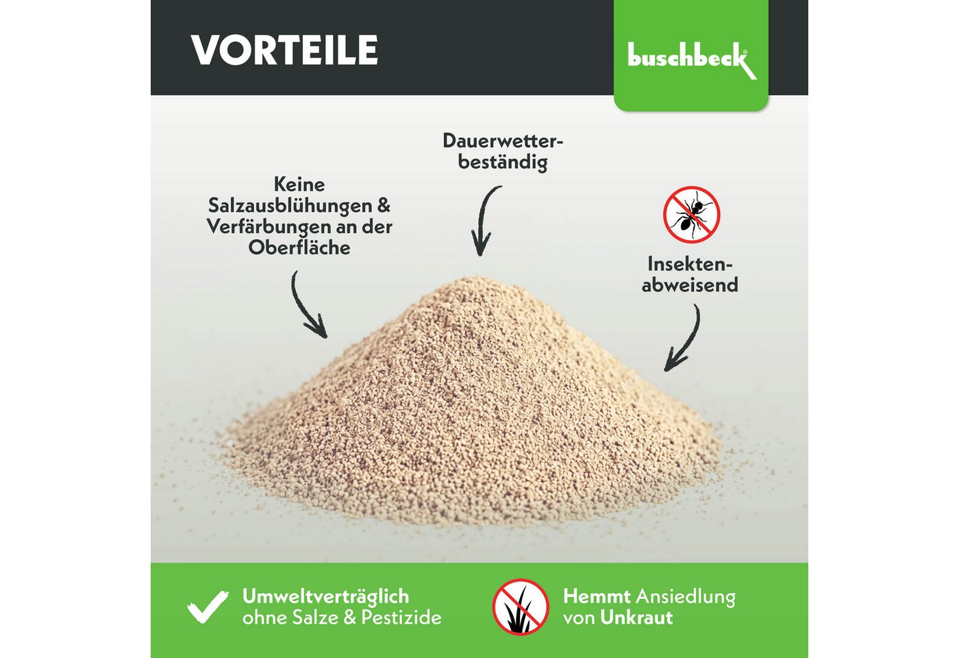Rohrschneider Fugensand Fugensand, unkrauthemmender Sand, Pflasterfuge – Bild 3 von 5