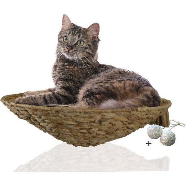Rohrschneider Katzen-Kletterwand runde Katzenmulde Wandmontage Katzenbett Wandliege Katzenkorb