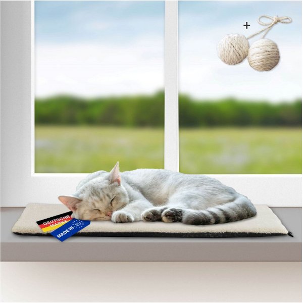 Rohrschneider Tierbett Katzen Fensterliege Plüsch selbstwärmende Katzendecke Katzenbett