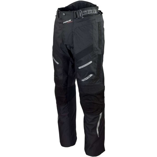 roleff Motorradhose RO460 - Nubukleder, wasserdicht, atmungsaktiv, Protektoren & Belüftung auch in großen Größen