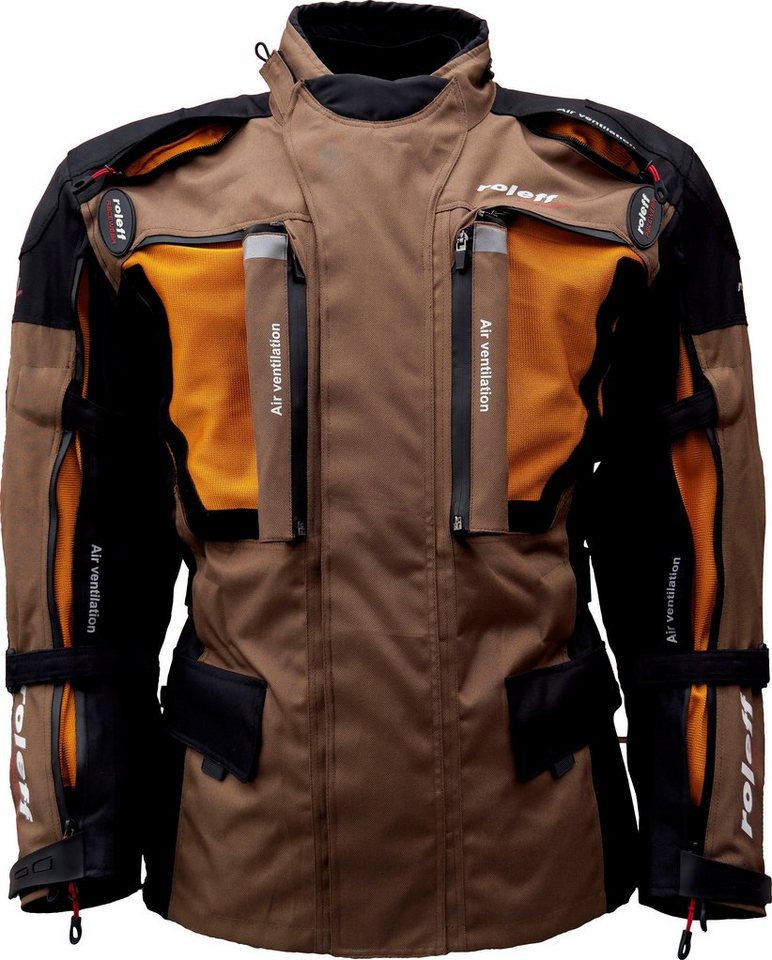 roleff Motorradjacke Enduro mit Protektoren, optimale Belüftung – Bild 2 von 5