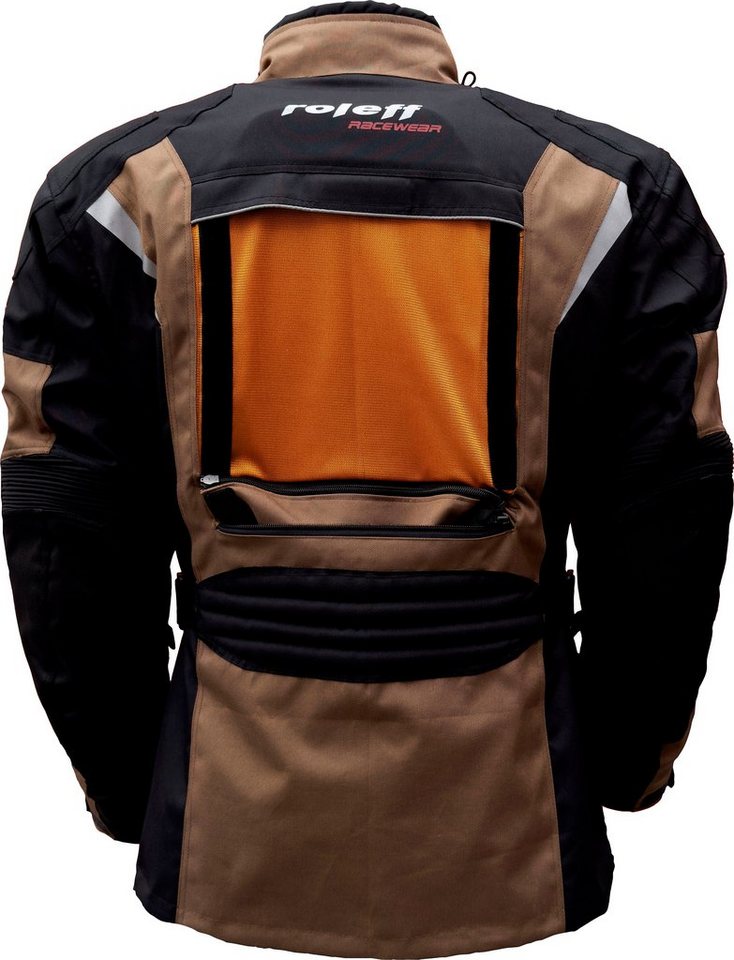 roleff Motorradjacke Enduro mit Protektoren, optimale Belüftung – Bild 5 von 5