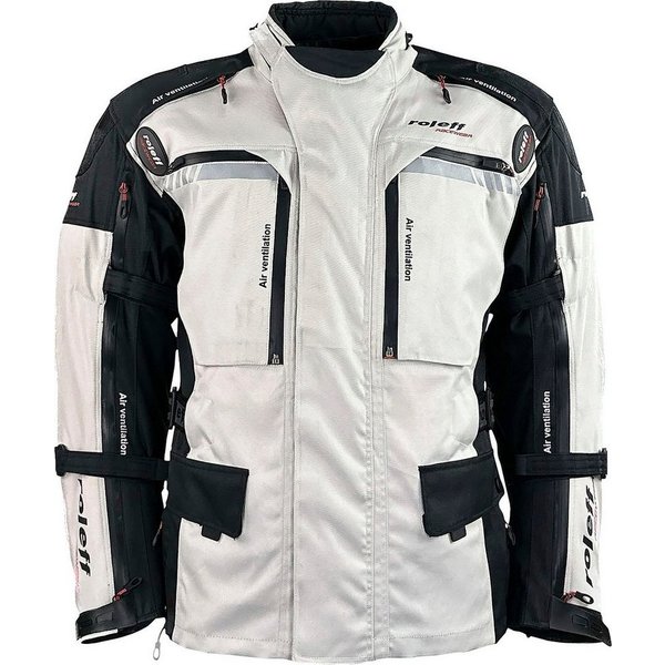 roleff Motorradjacke Enduro mit Protektoren, optimale Belüftung