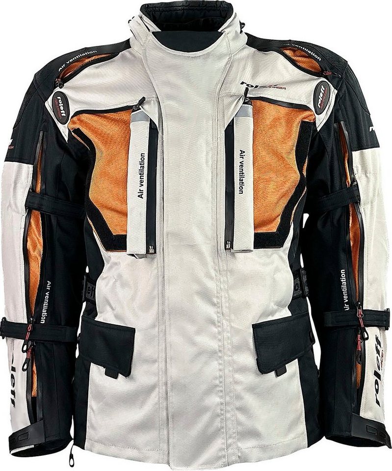roleff Motorradjacke Enduro mit Protektoren, optimale Belüftung – Bild 2 von 5