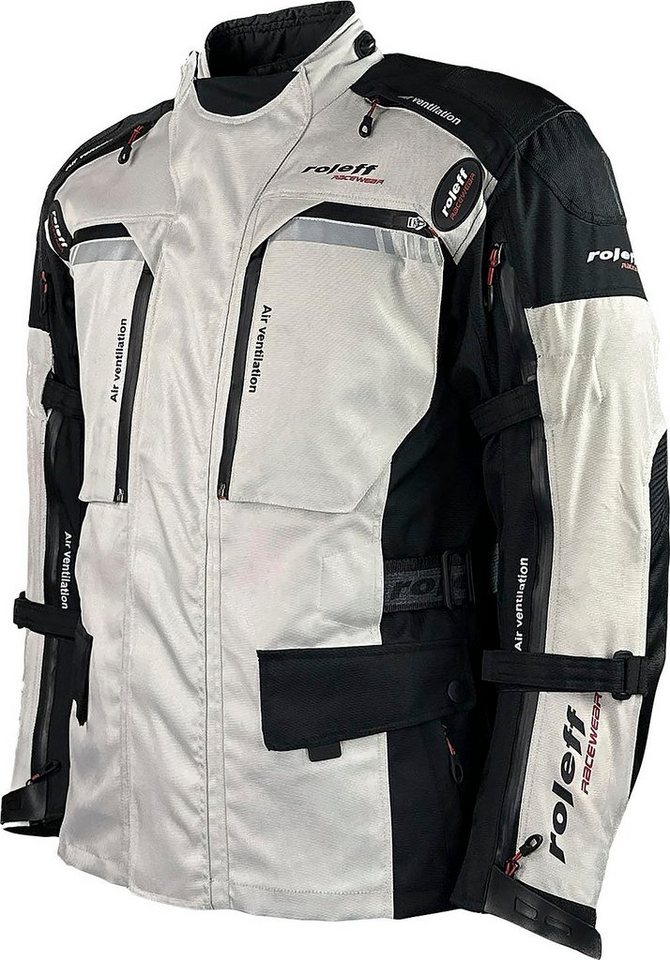 roleff Motorradjacke Enduro mit Protektoren, optimale Belüftung – Bild 3 von 5