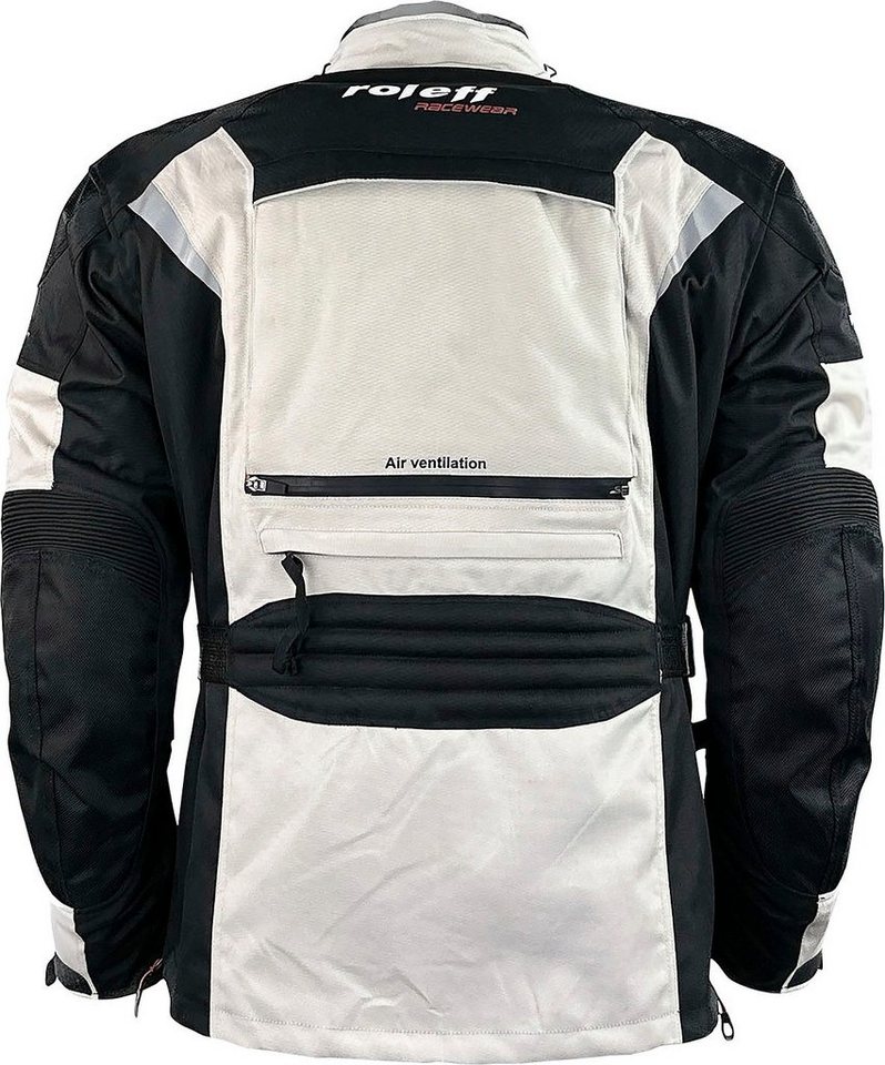 roleff Motorradjacke Enduro mit Protektoren, optimale Belüftung – Bild 5 von 5