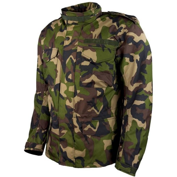 roleff Motorradjacke RO16001 M65 - Camouflage, wasserdicht, atmungsaktiv & mit Protektoren auch in großen Größen, in verschiedenen Farben erhältlich