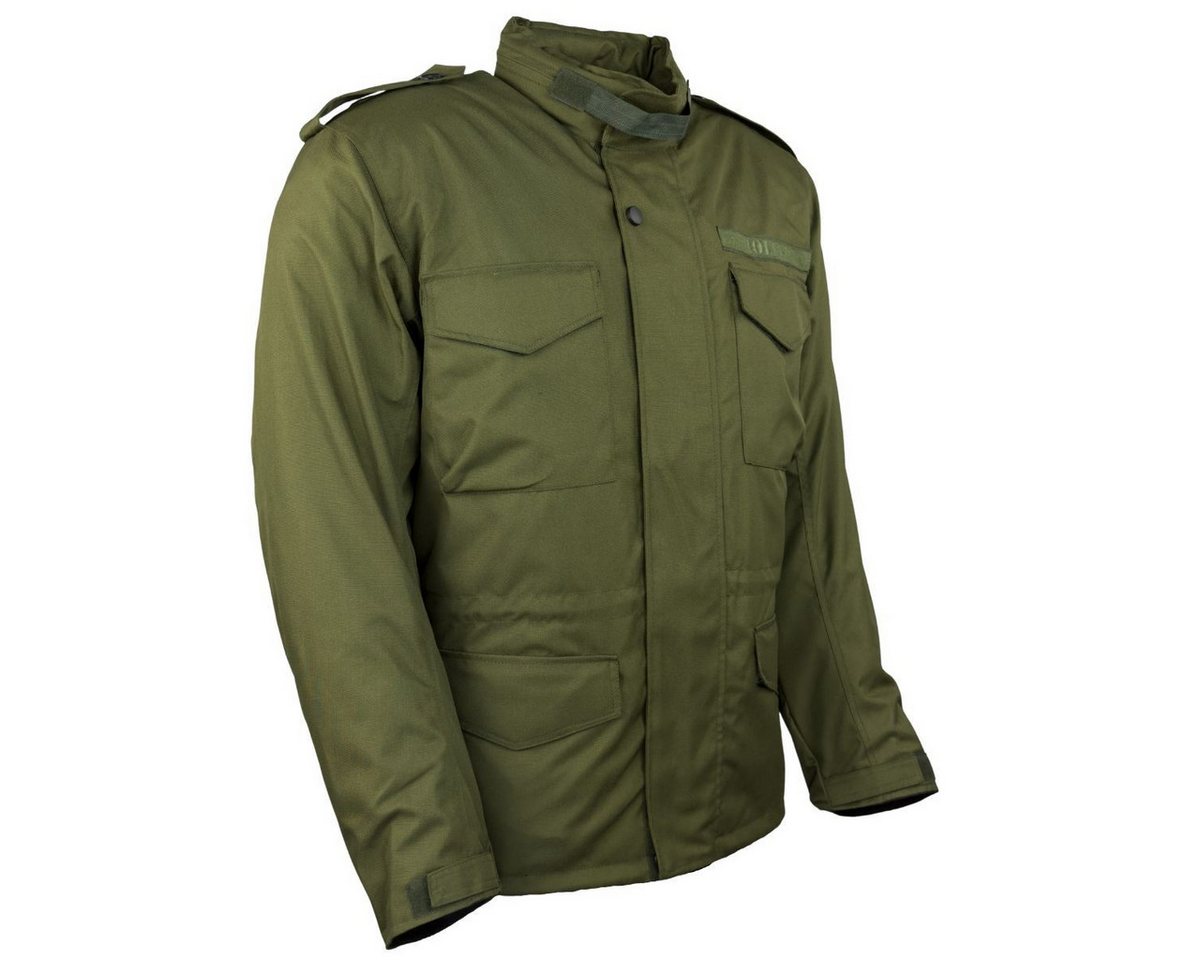 roleff Motorradjacke RO16002 M65 - Oliv, wasserdicht, atmungsaktiv & mit Protektoren auch in großen Größen, in verschiedenen Farben erhältlich – Bild 3 von 5