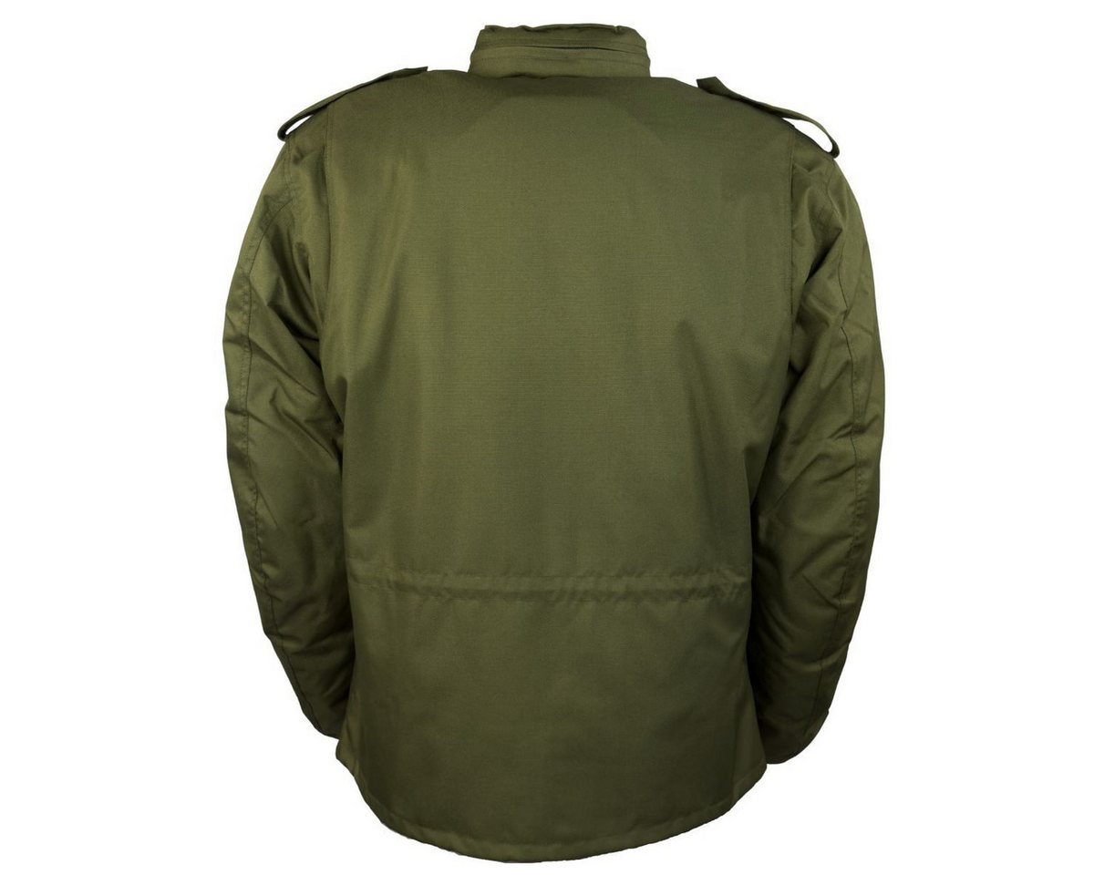 roleff Motorradjacke RO16002 M65 - Oliv, wasserdicht, atmungsaktiv & mit Protektoren auch in großen Größen, in verschiedenen Farben erhältlich – Bild 4 von 5