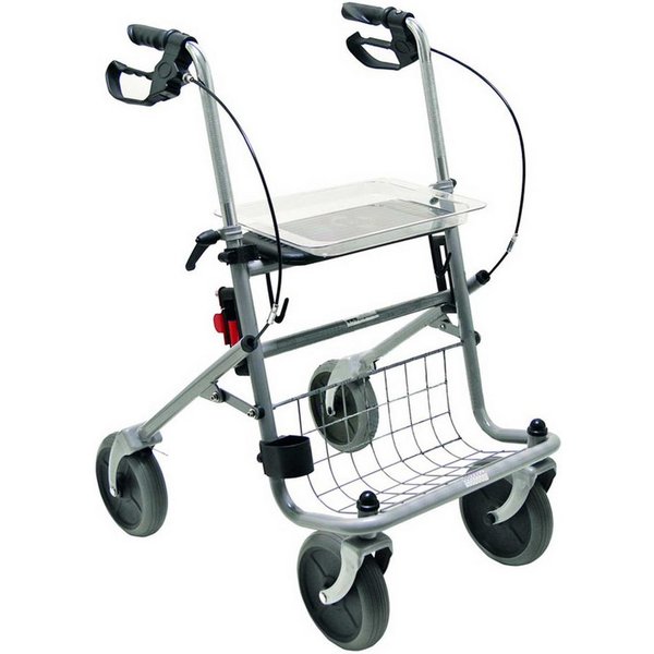 Drive Medical Rollator Drive Medical Standard-Rollator Cristallo, Pannensichere PU-Bereifung