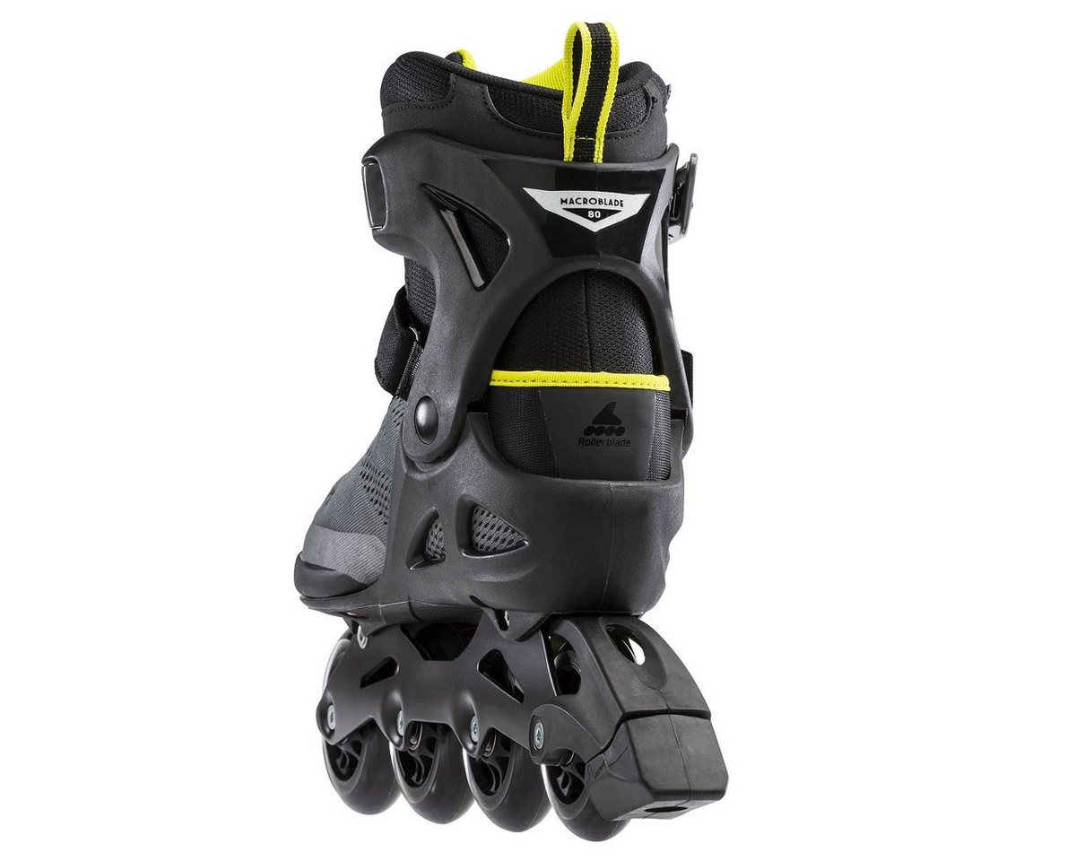 ROLLERBLADE Inlineskates Macroblade 80 (Rollen: 80mm/82A, Kugellager: SG5) schwarz/lime Herren – Bild 3 von 5