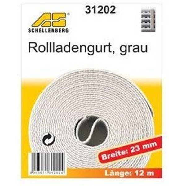 SCHELLENBERG Rollladengurt Schellenberg Rollladengurt grau Breite 23 mm -