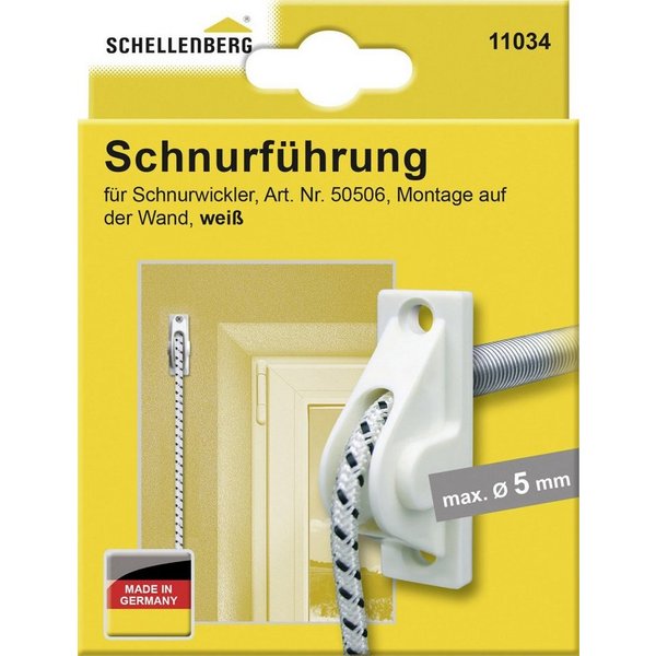 SCHELLENBERG Rollladenprofil Schellenberg Schnurführung weiß, für