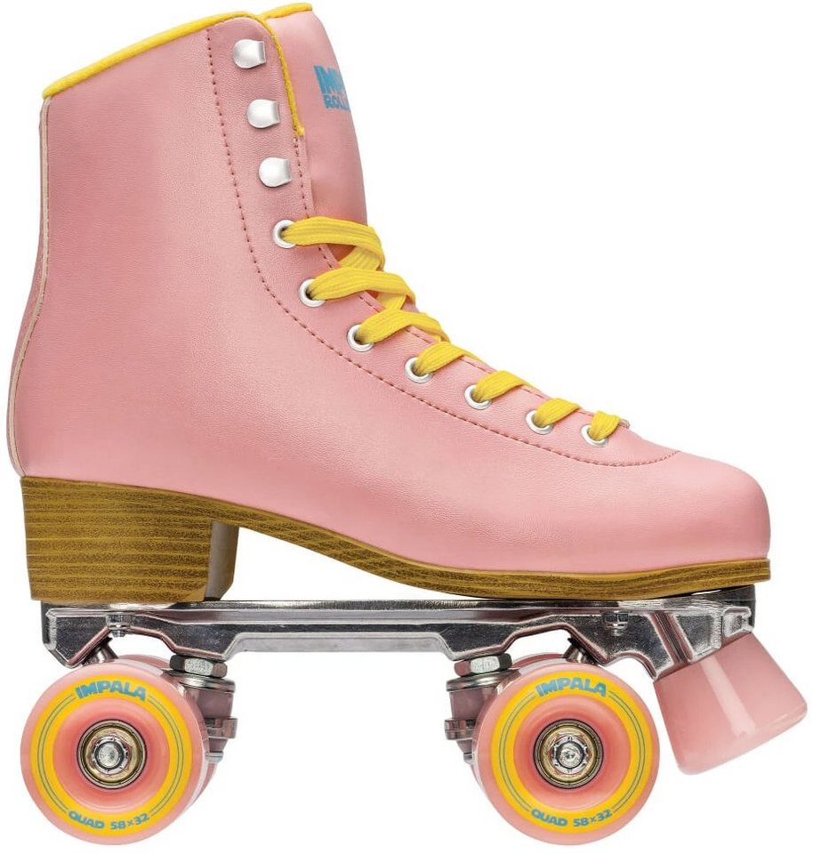 Impala Rollschuhe IMPALA QUAD SKATE Rollschuh pink/yellow – Bild 2 von 5