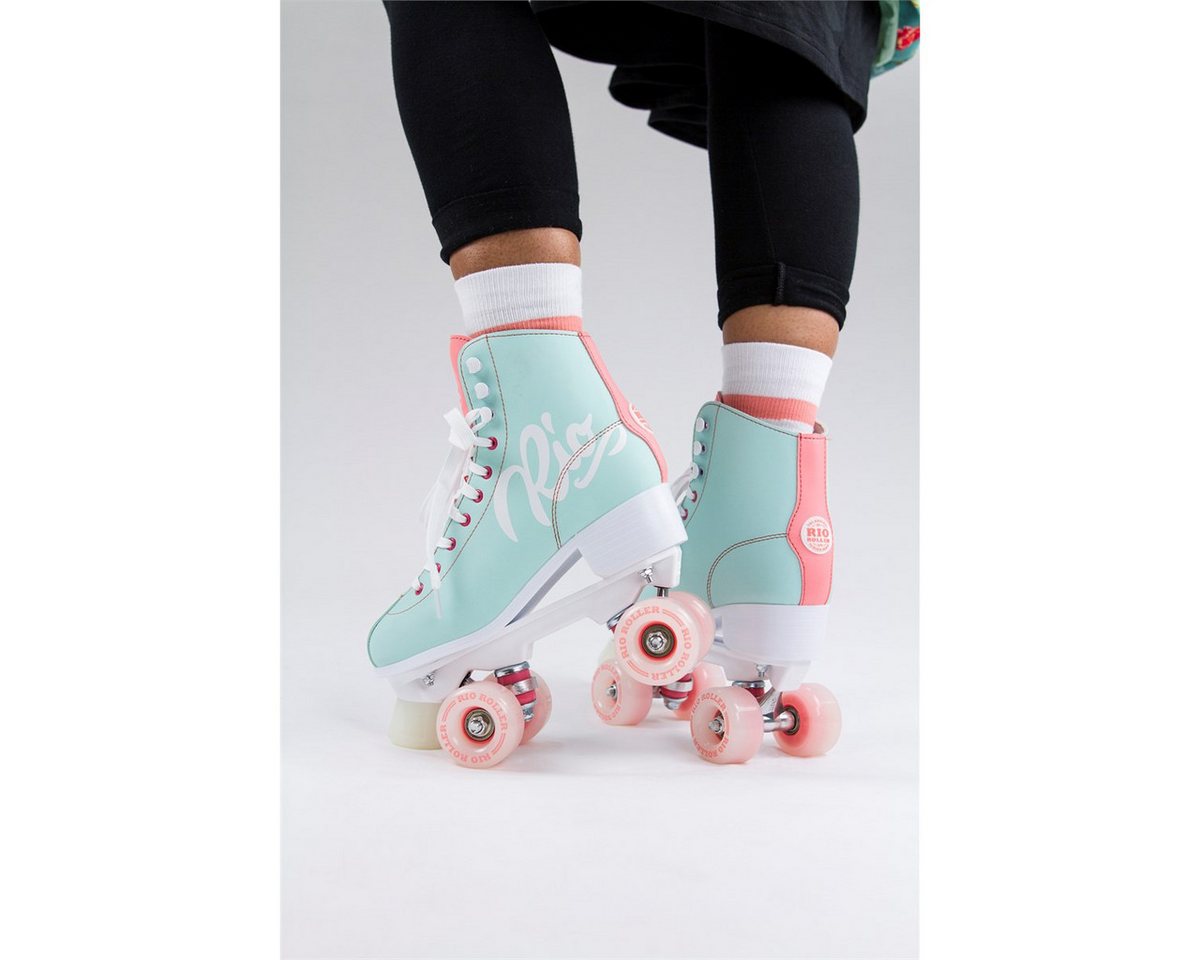 Rio Roller Rollschuhe RIO ROLLER SCRIPT Rollschuh teal/coral – Bild 4 von 5