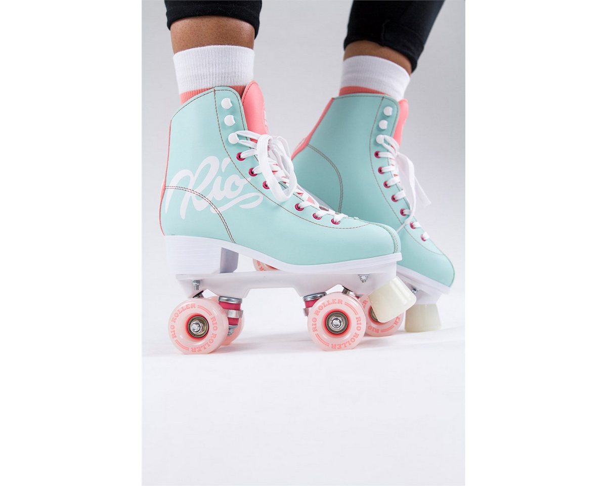 Rio Roller Rollschuhe RIO ROLLER SCRIPT Rollschuh teal/coral – Bild 5 von 5