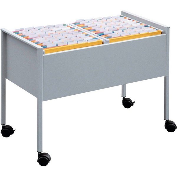 DURABLE Rollwagen DURABLE 3082 Hängemappenwagen ECONOMY DUO 100 A4 - silber